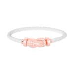 [Eternal Jewelry]CHANCE LARGE 8 FIGURE BUCKLE HALF DIAMOND BRACELET ROSE GOLD - Image 11