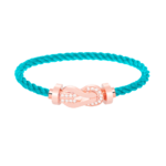 [Eternal Jewelry]CHANCE LARGE 8 FIGURE BUCKLE HALF DIAMOND BRACELET ROSE GOLD - Image 6