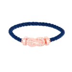 [Eternal Jewelry]CHANCE LARGE 8 FIGURE BUCKLE HALF DIAMOND BRACELET ROSE GOLD - Image 8