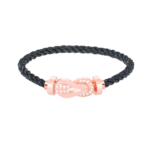 [Eternal Jewelry]CHANCE LARGE 8 FIGURE BUCKLE HALF DIAMOND BRACELET ROSE GOLD - Image 3