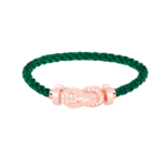 [Eternal Jewelry]CHANCE LARGE 8 FIGURE BUCKLE HALF DIAMOND BRACELET ROSE GOLD - Image 10