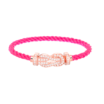 [Eternal Jewelry]CHANCE LARGE 8 FIGURE BUCKLE FULL DIAMOND BRACELET ROSE GOLD - Image 9