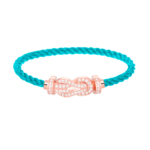 [Eternal Jewelry]CHANCE LARGE 8 FIGURE BUCKLE FULL DIAMOND BRACELET ROSE GOLD - Image 5