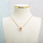 [Eternal Jewelry]PARENTESI NECKLACE PINK GOLD - Image 4