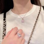 [Eternal Jewelry]CONSTANCE PEDANT PURPLE DIAMOND NECKLACE - Image 4
