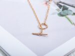 [Eternal Jewelry]ECHAPPEE NECKLACE PINK GOLD - Image 4