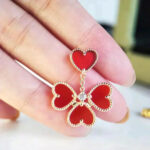 [Eternal Jewelry]SWEET CLOVER CARNELIAN EARRINGS - Image 3