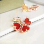 [Eternal Jewelry]SWEET CLOVER CARNELIAN EARRINGS - Image 5