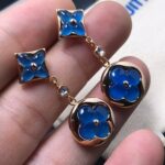 [Eternal Jewelry]STAR AND SUN AGATE DIAMOND EARRINGS - Image 2