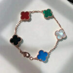 [Eternal Jewelry]CLOVER 5 MOTIFS MULTICOLOR  BRACELET - Image 3