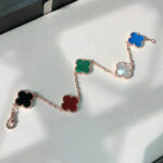 [Eternal Jewelry]CLOVER 5 MOTIFS MULTICOLOR  BRACELET - Image 5