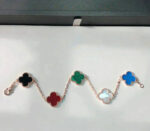 [Eternal Jewelry]CLOVER 5 MOTIFS MULTICOLOR  BRACELET - Image 7