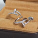[Eternal Jewelry]JUSTE EARRINGS 12.75MM SILVER DIAMOND - Image 5