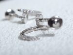 [Eternal Jewelry]JUSTE EARRINGS 12.75MM SILVER DIAMOND - Image 9