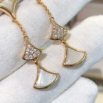 [Eternal Jewelry]DREAM EARRINGS 3 MOTIFS DIAMOND MOP PINK GOLD - Image 6