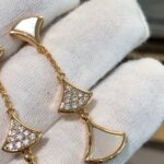 [Eternal Jewelry]DREAM EARRINGS 3 MOTIFS DIAMOND MOP PINK GOLD - Image 8