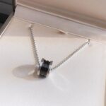 [Eternal Jewelry]ZERO 1 BLACK CERAMIC SILVER NECKLACE - Image 6