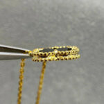 [Eternal Jewelry]CLOVER 15MM BLACK ONYX SINGLE FLOWER NECKLACE - Image 10