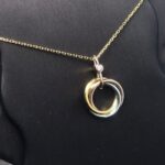 [Eternal Jewelry]TRINITY SILVER GOLD PINK GOLD NECKLACE - Image 6