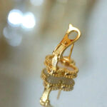 [Eternal Jewelry]CLOVER MEDIUM 1 MOTIFS  WHITE MOP STUD EARRINGS - Image 6
