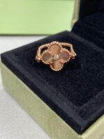 [Eternal Jewelry]CLOVER RIVERSIBLE ROSE GOLD RING - Image 3