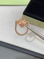 [Eternal Jewelry]CLOVER RIVERSIBLE ROSE GOLD RING - Image 8