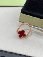 [Eternal Jewelry]CLOVER RIVERSIBLE ROSE GOLD RING - Image 10