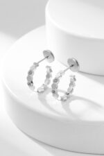 [Eternal Jewelry]BEE LOVE DIAMOND HOOP EARRINGS - Image 5