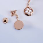 [Eternal Jewelry]STAR AND SUN PINK GOLD MOP DROP EARRINGS - Image 4