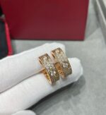 [Eternal Jewelry]LOVE 5.5MM DIAMOND PAVED EARRINGS - Image 3