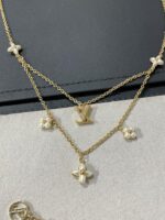 [Eternal Jewelry]FLOWERGRAM GOLD MOP DOUBLE ROW NECKLACE - Image 2