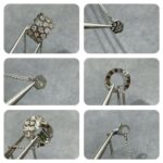 [Eternal Jewelry]BEE LOVE DIAMOND PAVED 3 ROW NECKLACE - Image 7