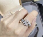 [Eternal Jewelry]SERPENTI LARGE RING SILVER DIAMOND PAVED - Image 2