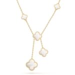 [Eternal Jewelry]CLOVER MOTHER OF PEARL NECKLACE 6 MOTIF - Image 2