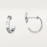 [Eternal Jewelry]LOVE EARRINGS 2.65MM SILVER - Image 2