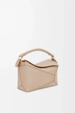 Small Puzzle bag in soft grained calfskin - Image 2