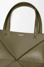 Mini Puzzle Fold tote in shiny calfskin - Image 6