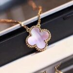 [Eternal Jewelry]CLOVER MINI 9.5mm Pink Necklace
