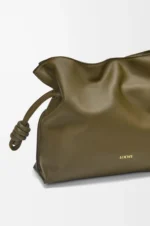 Medium Flamenco clutch in nappa calfskin - Image 2