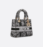MEDIUM LADY D-LITE BAG Embroidery - Image 4