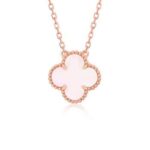 [Eternal Jewelry]CLOVER 15MM PINK MOTHER-OF-PEARL SINGLE FLOWER NECKLACE - Image 2