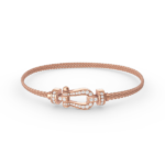 [Eternal Jewelry]FORCE SMALL HORSESHOE  DIAMOND CHAIN ROPE BRACELET - Image 2