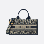 East-West Dior Book Tote with strap