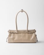 Prada Bonnie Medium Leather Handbag Lilac - Image 2