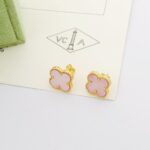 [Eternal Jewelry]Clover Mini Pink Earrings - Image 7