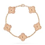 [Eternal Jewelry]CLOVER 5 MOTIFS BRONZING BRACELET - Image 2