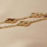 [Eternal Jewelry]CLOVER  5 MOTIFS CARNELIAN GOLD BRACELET - Image 7