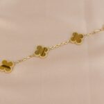 [Eternal Jewelry]CLOVER  5 MOTIFS TIGER EYE BRACELET - Image 8