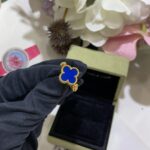 [Eternal Jewelry]CLOVER RIVERSIBLE BLUE AGATE RING - Image 5