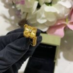 [Eternal Jewelry]CLOVER RIVERSIBLE BLUE AGATE RING - Image 6